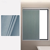 voordelige Deurgordijnen-verticale zonwering waterdichte lamellenstof thermisch geïsoleerd energiebesparende uv-bescherming decoratie verticale jaloezieën