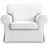 cheap Sofa Cover-Cotton 1 Seat Chair Sofa Cover with Cushion Cover , Replacement  Armchair Cover 1 Seat Couch Slipcover for Dogs, Replacement Sofa Furniture Protector  LITB PRIME cover Ektcover