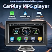 abordables Lecteurs multimédias pour voitures-Starfire b5300 carplay sans fil 2.4g/5g double bande automobile multimédia voiture système intelligent android voiture multimédia pour tesla audi q5
