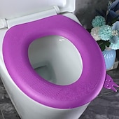 billige toalettlokk og tankdeksler-vanntett mykt toalettsetetrekk baderom vaskbart nærkrakkmatte pute pute o-form u-form toalettsete bidet toaletttrekk tilbehør