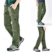 abordables Bas-Homme Pantalons de Chasse Pantalon de randonnée Pantalons d&#039;Extérieur Poche à Fermeture Éclair Conception détachable Uni Imperméable Protection UV Extérieur Quotidien Vêtements de rue Sports Mode