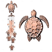 cheap Wall Sculptures-Pure Hand-Made Copper Wind Chimes,Animals Wind Chimes for Outside Clearance Copper Windchimes Outdoors Patio Decor House Warming Gifts Outdoor Wind Chimes Garden Decor for Outside Porch Yard Decoratio