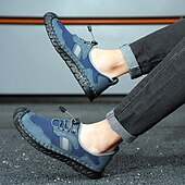 cheap Casual Lace-Up Shoes-Men's Faux Leather Green Outdoor Water Shoes, Breathable Quick-Dry Sports Footwear for Hiking, Beach and Summer Adventures