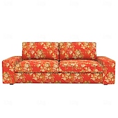 abordables Housse de canapé-Housse de canapé 100% coton en couleur florale matelassée