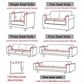 abordables Funda de sofá-Funda de sofá de verano de seda helada, cobertura completa para sala de estar, funda de asiento de sofá, funda de protección de cojín para muebles elástica súper suave para sala de estar