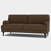 cheap Sofa Cover-Sofa Cover 3 Seater Solid Color Quilted Velvet Slipcovers STOCKcover LITB PRIME cover