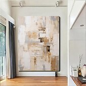 pittura a olio fatta a manotela decorazione di arte della paretepittura astratta coltellopaesaggio gialloper la decorazione domestica arrotolata senza cornice pittura non stirata economico Quadri astratti-pittura a olio fatta a manotela decorazione di arte della paretepittura astratta coltellopaesaggio gialloper la decorazione domestica arrotolata senza cornice pittura non stirata