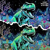 お買い得  ブラックライトタペストリー-ブラックライトタペストリー UV反応性、暗闇で光る、光るパーティー、ネオン、恐竜、森、自然、サイケデリック、トリッピー、霧、吊り下げタペストリー、リビングルーム、寝室用ウォールアート、壁画