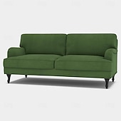 cheap Sofa Cover-Sofa Cover 3 Seater Solid Color Quilted Velvet Slipcovers STOCKcover LITB PRIME cover