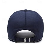 economico Cappellino da baseball da uomo-Per uomo Cappellino da baseball Cappello da sole Cappello da camionista Nero Bianco Poliestere Di tendenza Informale Strada Giornaliero Alfabetico Regolabile Crema solare Traspirante Asciugatura