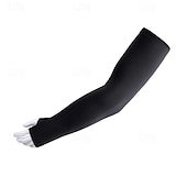 ieftine Αξεσουάρ Τρεξίματος-1 pereche Cizme pentru ciclism Mâneci Armwarmers Mâneci pentru răcire cu protecție solară UV Culoare solidă Respirabilitate Elastic Bicicletă Negru Alb Mov Mătase de Gheață pentru Pentru femei Adulți