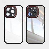 رخيصةأون جرابات آيفون-هاتف غطاء من أجل ايفون 16 iPhone 15 Pro Max iPhone 14 13 12 Pro Max Plus غطاء خلفي حامي عدسة الكاميرا ضد الصدمات درع TPU