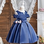 levne Párty šaty-Děti Dívčí Šaty Šaty na párty Pevná barva Bez rukávů Výkon Zvláštní příležitosti Nabírané šaty Denní Princeznovské Polyester Midi Bruslařské šaty Léto Jaro 2-12 let Více barev Světle zelená Světl