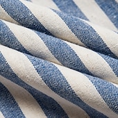 preiswerte Herren Elite Hemden-Herren Hemd Sommerhemd Freizeithemd Knopfhemd Schwarz Blau Langarm Streifen Revers Urlaub Alltagskleidung Bekleidung Baumwolle 100% Baumwolle Mode Hawaiianisch Lässig