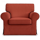 cheap Sofa Cover-Cotton 1 Seat Chair Sofa Cover with Cushion Cover , Replacement  Armchair Cover 1 Seat Couch Slipcover for Dogs, Replacement Sofa Furniture Protector  LITB PRIME cover Ektcover