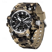 economico Orologi digitali-Orologio digitale SANDA da uomo Orologio sportivo all&#039;aperto moda casual cronometro luminoso sveglia impermeabile in TPU