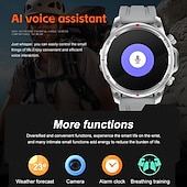 abordables Relojes inteligentes-696 DK68 Reloj inteligente Rastreador de fitness ECG PPG Recordatorio de llamadas Android iOS IP67 47mm 1.53