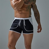economico Costumi da Bagno per Uomini-Per uomo Boxer da surf Pantaloncini da mare Boxer da mare Collage A cordoncino Vita elastica Color Block Comfort Asciugatura rapida Breve Per eventi Spiaggia Fine settimana Di tendenza Informale