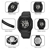 abordables Relojes digitales-SKMEI Hombre Reloj Digital Deportes Moda Reloj Casual Reloj de Muñeca Luminoso Cronómetro Despertador cuenta regresiva TPU Reloj