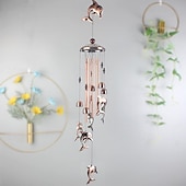 cheap Wall Sculptures-Pure Hand-Made Copper Wind Chimes,Animals Wind Chimes for Outside Clearance Copper Windchimes Outdoors Patio Decor House Warming Gifts Outdoor Wind Chimes Garden Decor for Outside Porch Yard Decoratio