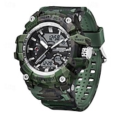 economico Orologi digitali-Orologio digitale SANDA da uomo Orologio sportivo all&#039;aperto moda casual cronometro luminoso sveglia impermeabile in TPU