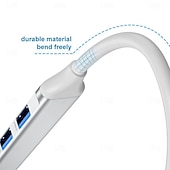 Недорогие Кабели для мобильных телефонов-USB-концентратор 4 в 1, тип C-USB 3.0, USB 2.0 с адаптером USB-C-USB A, 4 порта, док-станция mini USB, совместимая с macbookipad prodell, ноутбуками HP