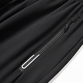 baratos Partes inferiores-Homens Calças de acampamento Calça verão calças ao ar livre Cintura elástica Bolso Com Zíper Punho com Elástico Tecido Secagem Rápida Alta elasticidade Ao ar livre Diário Streetwear Esportes Moda