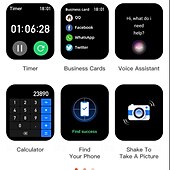 preiswerte Intelligente Armbänder-696 S320B Smartwatch 2.02 Zoll Smart-Armband Bluetooth Schrittzähler Anruferinnerung Schlaf-Tracker Kompatibel mit Android iOS Herren Freisprechanlage Nachrichterinnerung Step Tracker IP 67 44mm