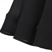 voordelige Ballroom danskleding-Ballroomdansen Kleding Strass Kwastje Pailletten Dames Prestatie Feest Mouwloos Chiffon Chinlon Netstof