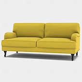 cheap Sofa Cover-Sofa Cover 3 Seater Solid Color Quilted Velvet Slipcovers STOCKcover LITB PRIME cover