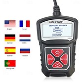 お買い得  OBD-fyautoper kw309 v309 v310 ms309 コードリーダー obd2 スキャナー 車のトラブルスキャナー