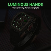 cheap Quartz Watches-MINI FOCUS Men Quartz Watch Outdoor Fashion Casual Wristwatch Luminous Calendar Waterproof Decoration Silicone Gel Watch