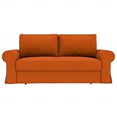 economico Copridivano-Copridivano letto in cotone al 100% di colore uniforme foderine in cotone trapuntato