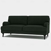 preiswerte Sofabezug-100% Baumwolle Sofaüberwurf 3-Sitzer Einfarbig Gesteppt
