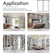 Vintage Wooden Blackout Curtains Door Insulation Outdoor Balcony Rest Living Room Home Decoration 2-piece Set of 3d Digital Printing Perforated cheap Curtains & Drapes-Vintage Wooden Blackout Curtains Door Insulation Outdoor Balcony Rest Living Room Home Decoration 2-piece Set of 3d Digital Printing Perforated