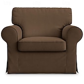 cheap Sofa Cover-Cotton 1 Seat Chair Sofa Cover with Cushion Cover , Replacement  Armchair Cover 1 Seat Couch Slipcover for Dogs, Replacement Sofa Furniture Protector  LITB PRIME cover Ektcover