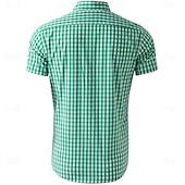 voordelige Overhemden-Oktoberfest Hemd Gingham overhemd Beiers Duits München Weiden Voor heren Doek in traditionele stijl