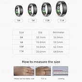 cheap Smart Wristbands-NEW R02 Smart Ring Multifunctional Step Health Tracker Heart Rate Blood Oxygen Monitor Waterproof Men Women Sleep Fitness