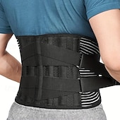 abordables Attelles et orthèses-ceinture de fitness à double compression - support lombaire réglable, correction de posture &amp; entraîneur de taille minceur pour l&#039;exercice
