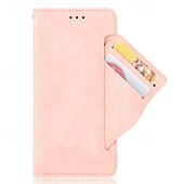 cheap Samsung Cases-Phone Case For Samsung Galaxy Z Fold 5 Z Fold 4 Z Fold 3 Wallet Case Kickstand with Pen Slot Holder Card Slot Retro TPU PU Leather