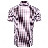 voordelige Overhemden-Oktoberfest Hemd Gingham overhemd Beiers Duits München Weiden Voor heren Doek in traditionele stijl
