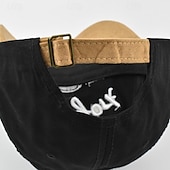 preiswerte Baseballkappe für Herren-Herren Cap Basecap Sonnenhut Kappe Schwarz Marineblau Baumwolle Bestickt Modisch Brautkleider schlicht Strasse Täglich Buchstabe Einstellbar Sonnenschutz Atmungsaktiv