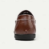 economico Casuale-Per uomo Mocassini e Slip-Ons Mocassini comodi Penny Loafers Di pelle Comodo Antiscivolo Mocassino Marrone chiaro Marrone scuro Nero