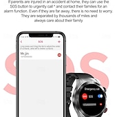 cheap Smart Wristbands-696 E800 Smart Watch 1.49 inch Smart Band Fitness Bracelet Bluetooth ECG+PPG Temperature Monitoring Pedometer Compatible with Android iOS Men Hands-Free Calls Message Reminder IP 67 46mm Watch Case