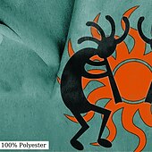 Недорогие мужские спортивные шорты с объемным рисунком-Муж. Загар и защита от солнца Кокопелли Пляжные шорты Купальные шорты Обтягивающие длинные шорты Нормальная Гавайский Этнический стиль На каждый день Праздники Пляж