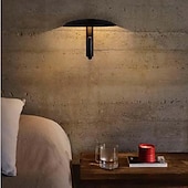 billige Vegglamper for innendørsbruk-led innendørs vegglamper 10w moderne soppform soverom metall vegglampe 110-240v