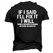 preiswerte Lustige T-Shirts für Männer-Herren Zitate &amp; Sprüche T Shirt Kurzarm T-Shirt 3D-Druck Rundhalsausschnitt Hemd Modisch Athleisure Strasse Sports Outdoor Schwarz Blau Grün Sommer Frühling Bekleidung S M L XL XXL XXXL