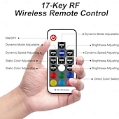 preiswerte COB-Streifenlichter-USB-RGB-COB-LED-Lichtstreifen 1–5 m, 5 V, intelligenter Verfärbungslichtstreifen, App-Steuerung, Musiksynchronisationslichtstreifen oder ausgestattet mit einem drahtlosen RF-Controller, geeignet für