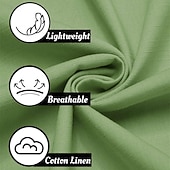 economico retrò-Per uomo Shorts Shorts di Lino Pantaloncini Estivi Tasca Tasca Frontale Gamba Dritta Semplice Comodità Traspirante Lunghezza al ginocchio All'aperto Vacanza Feste Moda Essenziale Bianco Blu