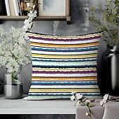 cheap Boho Style-Bohemian Decorative Toss Pillows Cover 4PC Soft Square Cushion Case Pillowcase for Bedroom Livingroom Sofa Couch Chair